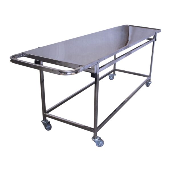 MACA COM CARRINHO MESA INOX