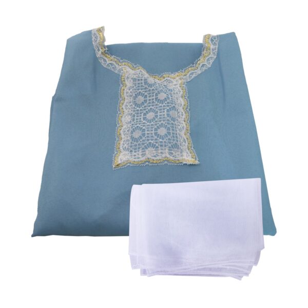 VESTIDO PLANO OXFORD COM VÉU