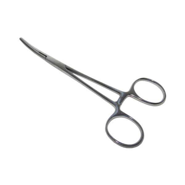 PINÇA HEMOSTÁTICA CURVA 18cm COM SERRILHA – KELLY