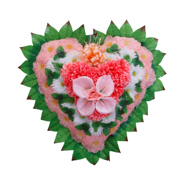 COROA CORAÇÃO 60cm