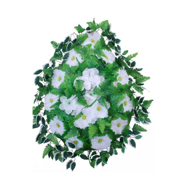 COROA GOTA COM FOLHAGENS – 70cm